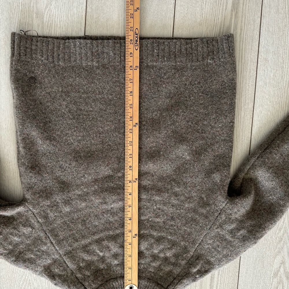 Cozy Gray Women's Sweater royal Robbins size Small 100% wool Sku001 - Picture 10 of 11
